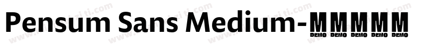 Pensum Sans Medium字体转换